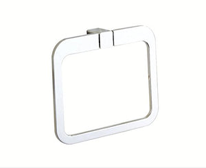 MBYW Portasciugamani Moderno Minimalista Portasciugamani Elegante per Il Bagno di Moda Ciondolo in Metallo Semplice per Bagno in Acciaio Inox Cromato con portasciugamani