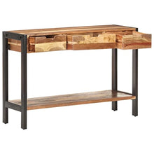 vidaXL Credenza 110x35x75 cm in Legno Massello e Finitura in Sheesham