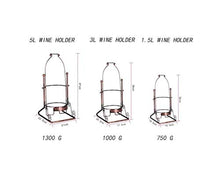 FAGavin Portabottiglie Girevole da Vino con Portabottiglie da Appoggio da Appoggio in Metallo Portabottiglie Freestanding Grande Spessore 3 Litri 5 Litri in Ferro Battuto Portabottiglie for Vino