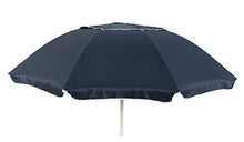 Ombrellone Alluminio 220 Camino Antivento Stecche FIberglass Spiaggia Mare Lido Blu