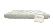 Futon in cotone con 15 cm di lattice, 180x200x19 cm