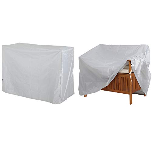 Kingsleeve Protezione Panca da Giardino Resistente alle intemperie 420D Oxford 162x5x88 cmcopertura Protettiva mobili Esterno Telo di Protezione panchina
