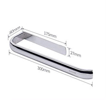 wangjian& Portasciugamani da Bagno in Ottone da 30 cm, Porta Asciugamani Cromato Lucido