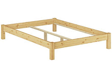 Erst-Holz Solido Matrimoniale futon in Pino per materasso140x200 con doghe rigide 60.35-14
