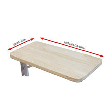 N/Z Daily Equipment Wall Mounted Table Drop Leaf Folding Table Floating Table Space Saving Table for Study Bedroom Bathroom or Balcony 40cm*70cm