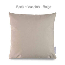 Celina Digby® - Cuscino impermeabile da giardino in fibra cava generosamente riempita Crema. Quadrato. Dimensioni: 43 x 43 cm.