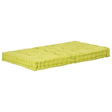 Festnight Cuscino per Pallet e Pavimento in Cotone Cuscino Sedile per Divano 120x80x10 cm per Arredamento da Giardino Colore Azzurro/Blu Chiaro/Verde/bordò/Grigio