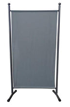 QUICK STAR 2 Pezzi Paravento da Giardino 180 x 78 cm Divisorio in Tessuto Balcone Protezione della Privacy Grigio