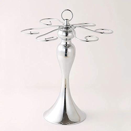 YQY Wine Glass Holder Domestica Upside Supporto di Vetro Vino Giù Europea Cucina in Stile Soggiorno Bagagli attaccatura del Supporto di Vetro,Argento