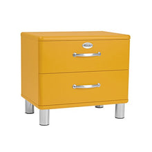 TENZO Comodino di Design, Arancione, 54 x 60 x 41 cm
