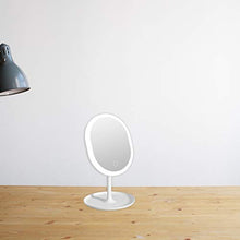 VORCOOL Specchio per Il Trucco A LED Specchio per Il Trucco da Tavolo Specchio per Il Trucco Ovale Ingrandimento da Tavolo Specchi per La Casa da Tavolo Bagno Doccia da Viaggio