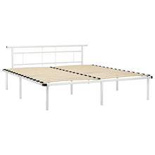 vidaXL Giroletto Bianco in Metallo 200x200 cm