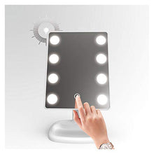 Specchio Cosmetico Vanità Specchio 8-LED Illumina Trucco Regolabile Specchio for Il Trucco Tabella di Preparazione