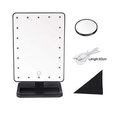 Specchio Per Il Trucco Lampada Da Tavolo Per Trucco Dimmerabile Con Luce A Specchio Per Trucco Con Altoparlante Bluetooth Illuminato A LED Portatile Illuminato Per Bagno (Size:Free Size; Color:White)