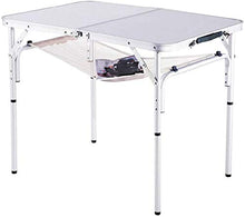 Tavolo da picnic all'aperto Tavolo da campeggio pieghevole in alluminio con maniglia per il trasporto, tavoli da campeggio multiuso da rettangolo, portatile per feste all'aperto escursionismo picnic B