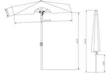 SORARA Balcony, Grigio, 160 x 200 cm, Inclinabile