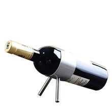 DZSF Wine Rack, Bottiglia Singola Holder controsoffitto Vino, Newness Moderna in Acciaio Inox di Servizio Display Rack Vino