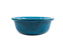 Lucja - Lavabo rotondo in ceramica dipinto a mano, 38 cm, realizzato a mano, colore: Turchese