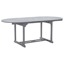 Festnight Tavolo da Giardino in Legno di Acacia 200x100x74 cm Tavolino Pieghevole Richiudibile per Campeggio casa Giardino PIC nic con Foro per Un Ombrellone