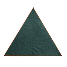 Rodipu Tenda da Sole Esterna Impermeabile Portatile Triangolare, Parasole, per Picnic in Campeggio(Green)