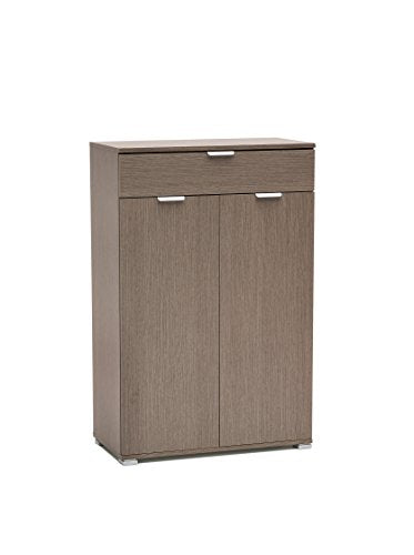 MeMi Me218RG Armadietto, Legno, Rovere Grigio, 38x75x113 cm