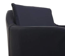 Mendler Sgabello Bar Lounge HWC-H93 con poggiapiedi 105x54x53cm - Ecopelle Nero