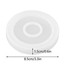 Rockyin Tazza di tè del Silicone sottobicchiere Muffa DIY Flessibile Bowl Mat Photo Frame Mould (Turno)