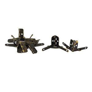 New Lon0167 Cassa del In primo piano vino efficacia affidabile caso di vino stile vintage 90 gradi supporto cerniera a molla tono di bronzo 8 pz(id:db5 ad 9c 995)
