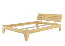 Erst-Holz Solido Matrimoniale in Pino massello 140x200 Anche per Ragazzi con doghe rigide 60.62-14