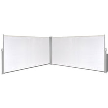 Festnight Tenda da Sole/Paravento da Giardino Laterale Retrattile 160x600 cm Crema