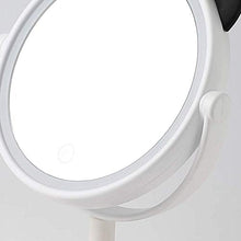 Specchio Il Trucco, Specchio Trucco Portatile a LED Specchio Il Trucco con lampascatola immagazzinaggio Desktop Specchio a LED Specchio Trucco Touch Screen Portatile Semplice Trucco, rasatura e Cur