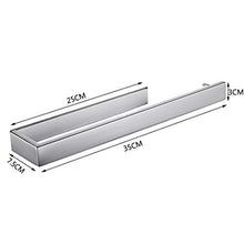 Celbon SUS 304 Acciaio Inossidabile Anello portasciugamani Autoadesivo Porta Asciugamano Moderno Porta Salvietta in Cromo per Bagno e Cucina 35 cm