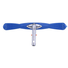 Homyl Spazzole Testa Pulizie Spa Piscine Setola Tubo Maniglia Alluminio Blu