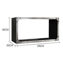 Semplicità Elegante Scaffale Scaffale Sospeso a Parete Scaffali Appendiabiti in Legno Massello Scaffale per Alimentari Deposito Multifunzione Negozio Di Abbigliamento Ristorante, 3 Ganci, HJJ, Grig