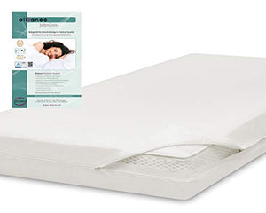 allsaneo Premium Encasing, coprimaterasso 180 x 200 x 30 cm, per chi soffre di allergie, extra morbido e leggero, rivestimento intermedio antiacaro per materasso