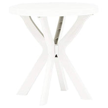 SKM Tavolo da Bistrot Bianco ?70 cm in Plastica