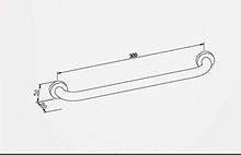 Maniglioni da bagno Robusto Non Slip Supporto Handicap Grab Bar Bagno corrimano, gli aiuti di sicurezza, doccia di sicurezza Maniglia vasca da bagno, servizi igienici, cucina, ringhiera delle scale Ac