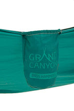 Grand Canyon Bass Hammock Bass - Amaca Outdoor Fino a 150 kg, Amaca da Viaggio Leggera e compatta con Protezione per Gli Alberi - Storm (Benzina)