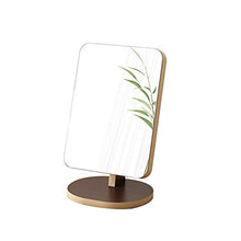Specchi da Tavolo Antideflagrante -GDingQ Rettangolo di legno a Specchi, in stile giapponese trucco Desktop Mirror Semplicità alta definizione bellezza Specchi portatile Piccolo trucco Specchi Specchi
