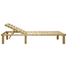 vidaXL Lettino Prendisole Sdraio Lounge Letto Divano da Esterni Accessori per Patio Mobili da Giardino Arredo da Esterni in Legno di Pino Impregnato