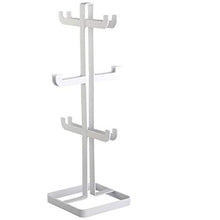 Zghaly Clangxayg-jujn Portabottiglie, Holder Mug Albero, cremagliera di Vetro di Vino, Cucina Organizzatore Accessori, Contiene 6 Coppe, Stand Domestica Bagagli, Bianchi e Neri. Portabottiglie Vino,