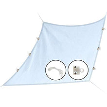 JIANFEI Balcone Frangivista Telo Privacy, Terrazza Ringhiera Isolamento Rete Ombreggiante, Casa Fiori Panno di Protezione Solare, 56 Dimensioni Personalizzabile (Color : White, Size : 0.9x3m)