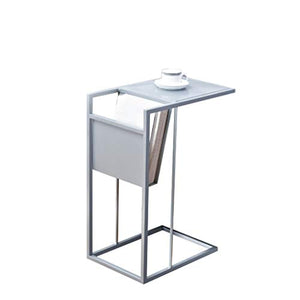 Yyqx Comodino Comodino Semplice in Ferro battuto Tavolino da Salotto Soggiorno Tavolino Divano Comodino Camera da Letto nordica Comodini Letto