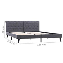 SKM Giroletto Grigio Scuro in Tessuto 160x200 cm (26.2kg)