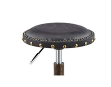 Poltrone Nubao Bar Stool Sedia Regolabile in Pelle di Sollevamento, la Rotazione della Barra di Metallo Sedia della Cucina di Bellezza contatore, con puleggia Mobile, 45-58CM (Colori: 4#)