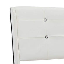 SKM Letto con Materasso Bianco in Similpelle 140x200 cm (47.15kg)