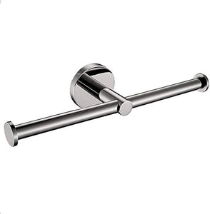 Ghelf 304 Modern Chrome Finish Titolare della carta igienica con supporto per stoccaggio del telefono cellulare Scaffale in acciaio inox Montaggio a parete Montaggio del supporto del tessuto Acciaio i