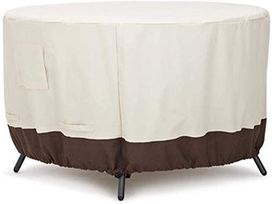 N / A mobili di Copertura Home, Impermeabile Antivento mobili da Giardino UV, coperture Patio Tavolo utilizzato per la Pesante Oxford mobili Panno Rattan,120x60cm,Bianca