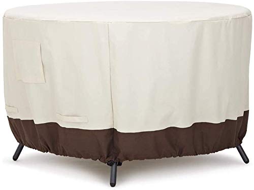 N / A mobili di Copertura Home, Impermeabile Antivento mobili da Giardino UV, coperture Patio Tavolo utilizzato per la Pesante Oxford mobili Panno Rattan,185x110CM,Bianca