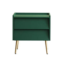 XXT comodino camera da letto armadio comodino, comodino camera da letto, armadio soggiorno, divano laterale (colore: verde)